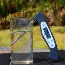 New stainless steel pin thermometer kitchen food milk barbecue BBQ folding pin type TP108