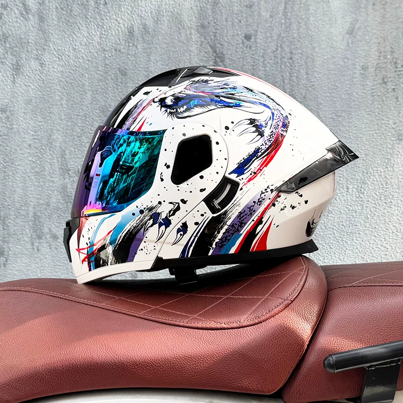 Arai шлем RX7X новый 3C сертифицированный мотошлем для мужчин и женщин пол-face шлем двойной линзы Bluetooth полулег кот Four seasons