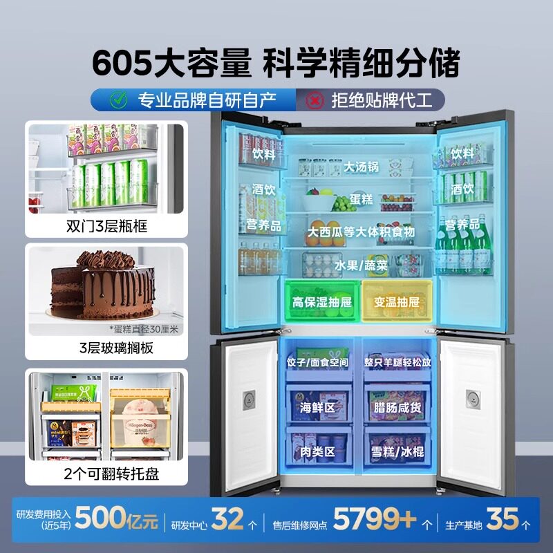 美的MR-635WSPZE冰箱图片