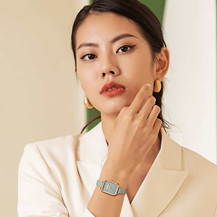 FILA斐乐手表女款夏季潮流小方表学生小众2021新款女士腕表FLL38-6276-101