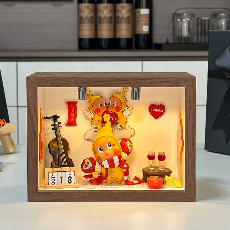 Bubble Mart Star People Series Blind Box Storage and Display Stand for Figurines, Desktop Decoration with a High-End Feel
