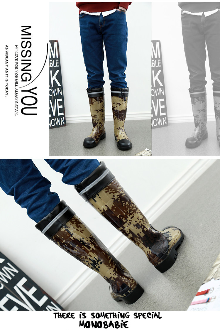 Chaussures - bottes caoutchouc homme pour printemps - semelle tendon - Ref 963942 Image 8