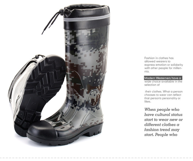 Chaussures - bottes caoutchouc homme pour printemps - semelle tendon - Ref 963942 Image 21
