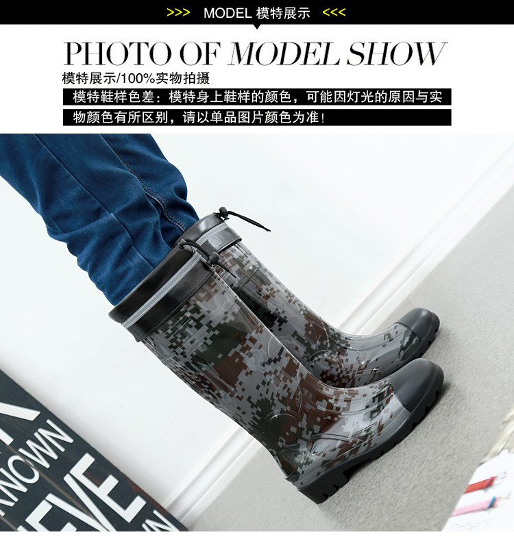 Chaussures - bottes caoutchouc homme pour printemps - semelle tendon - Ref 963942 Image 9