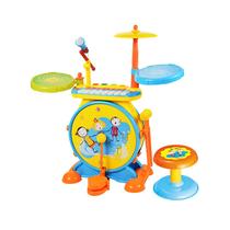 2024 New Bao Toy Childrens Drum Set Beginner Baby Electronic Jazz Drum Musical Instrument Day Gift 3-Birth