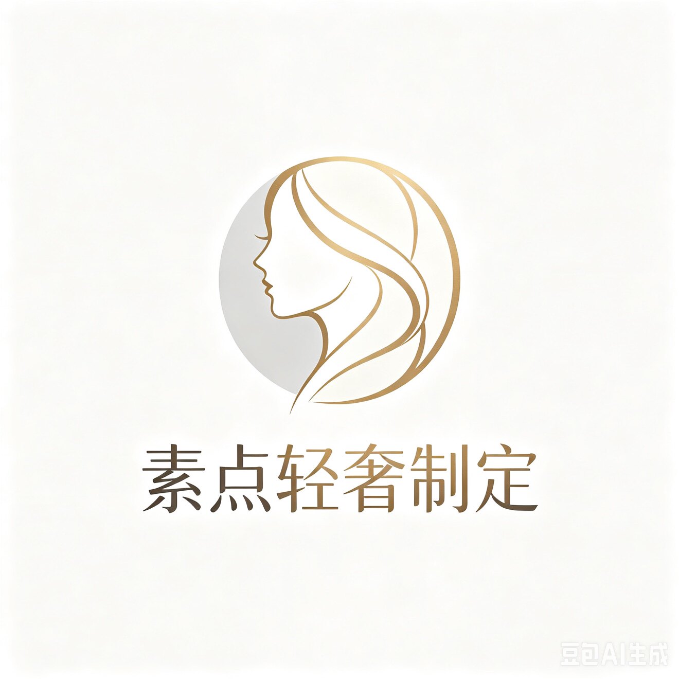 素点轻奢定制的LOGO