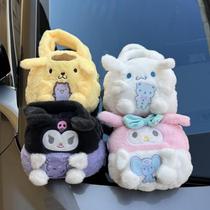 Eight-inch high-quality throw-and-tooth rabbit toys with rabbit fruit plush toys for children rag dolls dolls