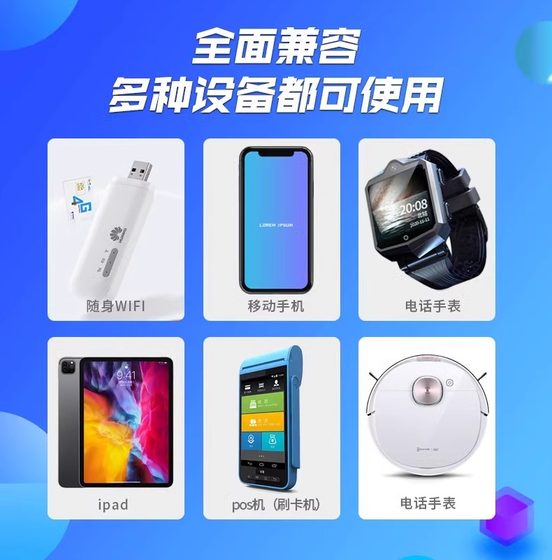 中国联通流量卡纯流量上网卡无线限流量卡全国通用4g5g手机电话卡