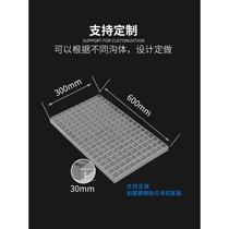 Grate anti-slip grille stainless steel drainage ditch 430 thickened sewer cover trench cover rainy water