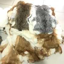 Special offer for large size genuine leather and genuine fur whole Rex rabbit skin kneepad fabric doghouse cat nest hamster pet nest mat