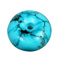 Natural Hubei raw mine turquoise pancake safe buckle diamond star moon and bodhi accessories cloud pendant high porcelain