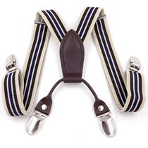 Korean version of childrens suspenders with four clips for childrens trousers baby suspenders boys and girls suspenders elastic suspenders with suspenders