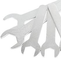 Matching iron sheet single-head simple open-end wrench with dull head stamping mini small wrench 4812 galvanized