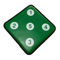 Training fencing sword target stab-resistant wall training wear-resistant wall-mounted home five-hole wall-mounted home leather target is not easy to break