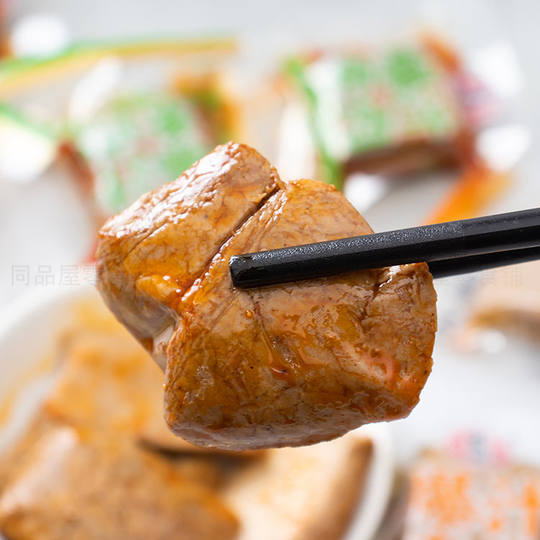 Hongxiangji свиное сок вегетарианский мясо с пряным массовым массовым пять пряных барбекю с сушеном тофу офис.
