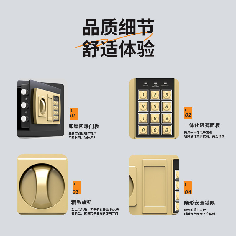 Tiger Brand Safe, Small Home Safe, Adult Piggy Bank, Large Capacity, Can Deposit and Withdraw, Children's Piggy Bank, Safe Deposit Box, Hidden Embedded Mini Family 2025 New Model for Saving Money