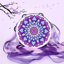 Dunhuang style tambourine multi-color streamers dance tambourine childrens exam Hanfu photo location props flow