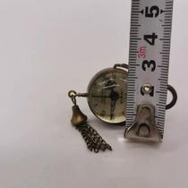 New Antique Miscellaneous Mini Pocket Watch Crystal Mechanical Watch Small Crystal Mechanical Watch Retro Pure Copper Neck Ornament