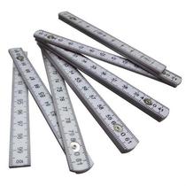 Carpentry ruler 1 meter 10 fold plastic folding ruler measuring tool ruler