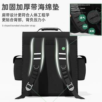 Tiger solid backpack knot canvas electrician multifunctional shoulder thickening list storage bag tool kit repair hardware