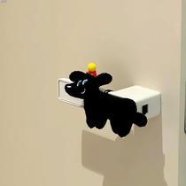 (100 Express for New Home) Puppy Bedroom Door Handle Decoration Home Ornaments Door Handle Protective Cover