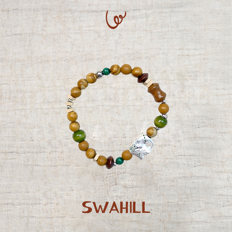 Swahill Tembo 01. Little Elephant Bracelet