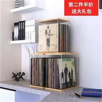 Vinyl record rack classical nostalgic LP record storage rack vinyl disc storage box CD rack storage rack