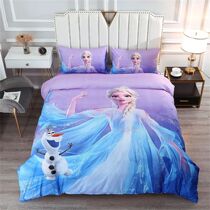 Bedding Set Purple Frozen Elsa Princess Duvet ver Sets for B