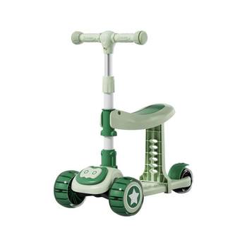 Baby scooter can sit and push children's cars, yo-yo cars, anti-rollover three-wheeled children's baby twist cars for men and women