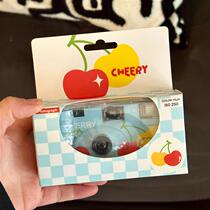 Photograph樱桃一次性胶片相机胶卷彩色冲洗带闪光灯毕业季礼物女