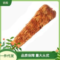 Chicken feather duster chicken feather duster household sweeper dust removal not easy to shed hair wall overhead crane retractable 778