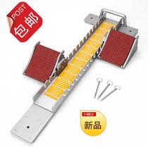 Height-adjustable starting block plastic aluminum alloy square tube all-aluminum simple starting block running aid