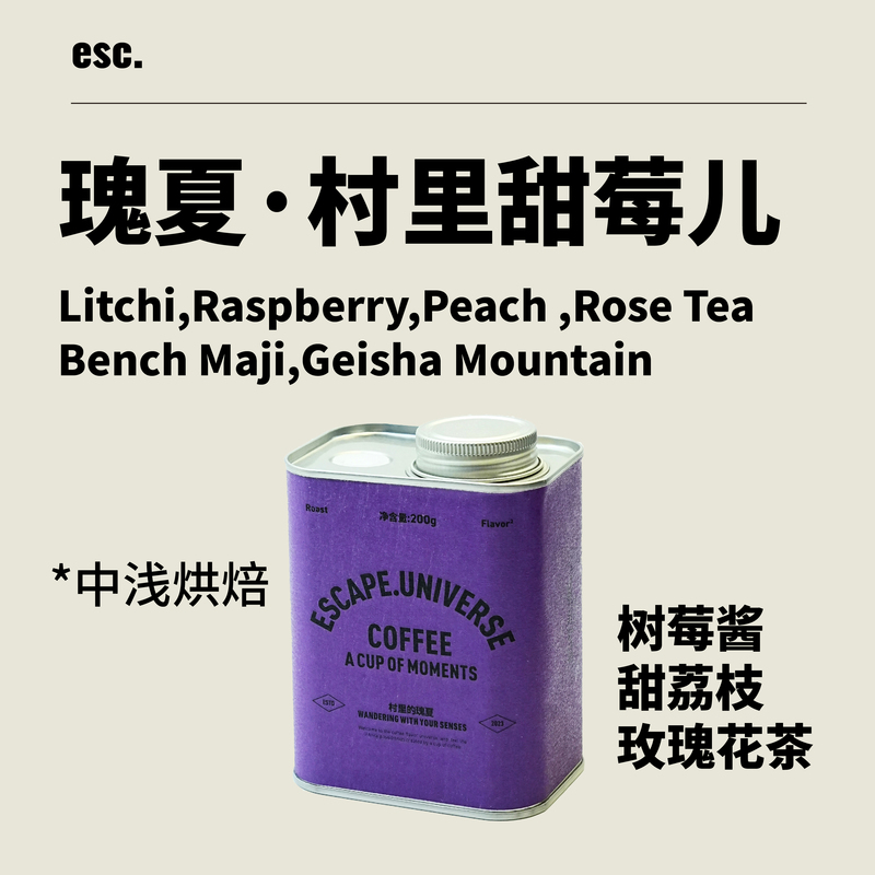 Go Out the Universe [Geisha in the Village] Sweet Floral and Fruity Coffee Beans Are Hand-Brewed by Italian Style and Can Be Roasted with Lightness