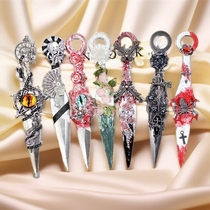 Kunai hand-made knife metal props utility knife decoration small ancient style punk art ninja creative various styles