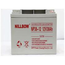 NILLBOW Lippo battery NP24-12 12V24AH fire communication system room lighting UPS power supply