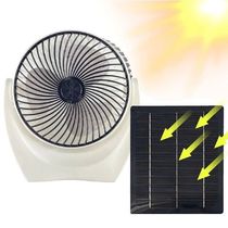 Solar Panel Fan Solar Powered Camping Fan with USB Outdoor