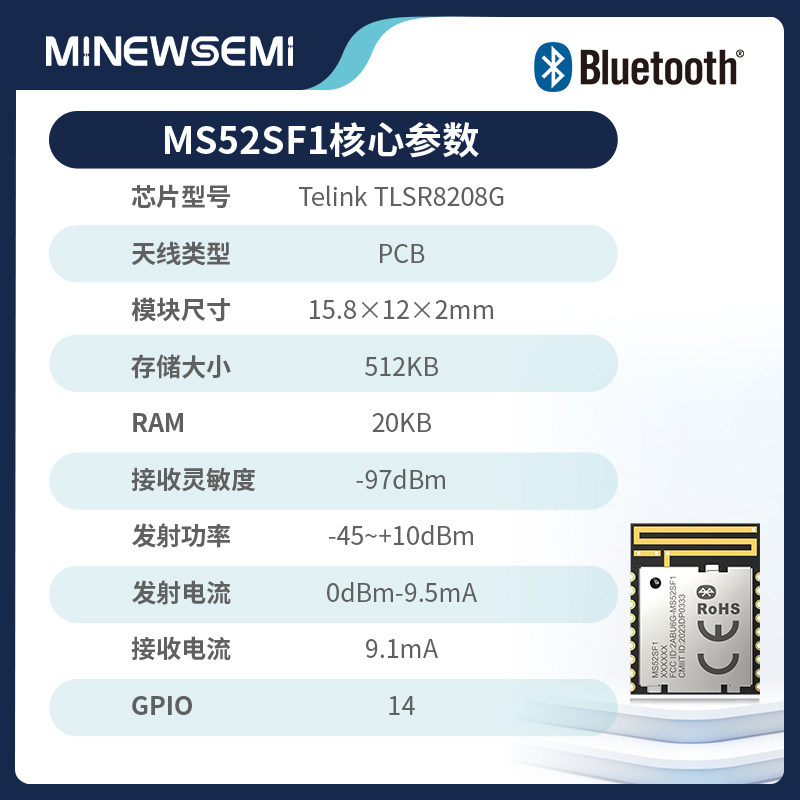 创新微蓝牙模块MS52SF11，小尺寸无线控制模组如何改变你的项目？-蓝牙模块-淘宝好物网