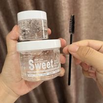 Gel cream female makeup artists hair bridal styling wet push broken hair artifact moisturizing styling hair jelly transparent jelly glue