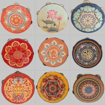 Tambourine Xinjiang Uyghur tambourine kindergarten hand drum instrument Dunhuang Feitian drum dance props for grade examination