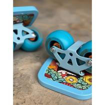 Bufanzhe painted maple shock-absorbing drift board professional adult and childrens skateboard cruiser travel split