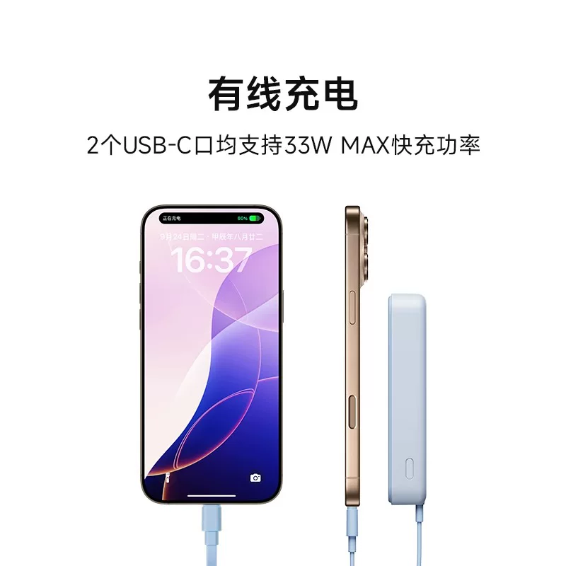 Magnetic capacious ultra thin small power supply, 33W