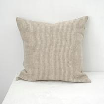 French linen heavyweight thickened sofa bedside fabric pillow back pillow lumbar pillow without core cushion cover