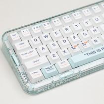 Plastic keycap original factory highly fresh pbt material sublimation Ningzhi MOJO K75 61 68 84
