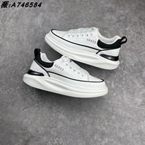Ingot gold 50 (Ingot gold) non-slip breathable trendy casual shoes Shangbaishi womens shoes new shoes mens couple height increasing shoes