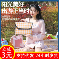 Factory spot thickened waterproof beach mat outdoor party spring outing camping moisture-proof mat picnic mat