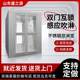 Engineering double-open door cargo shower room stainless steel air shower channel dust-free workshop air shower room controller purification door