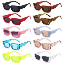 Rectangle Sunglasses for Women Retro Driving Glasses 90s Vin