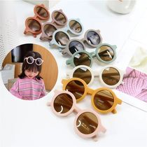 2024 New Fashion Childrens Sunglasses Infants Retro Solid