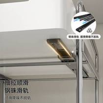 Stainless steel kitchen storage rack under the sink seasoning pots layered pull-out cabinet pull basket storage and organization storage rack