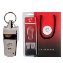 Northern Wolf stainless steel referee whistle sports game coach command nuclear whistle plated with real gold 062